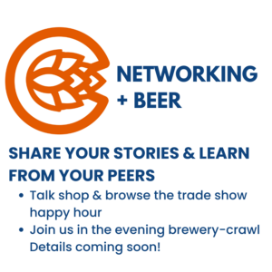 Networking & Beer: talk shop and browse the trade show happy hour.