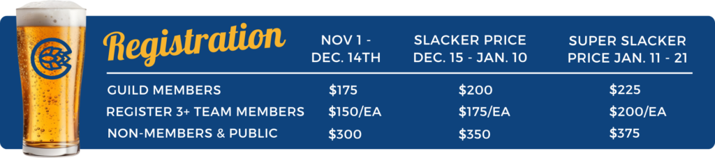 Registration pricing