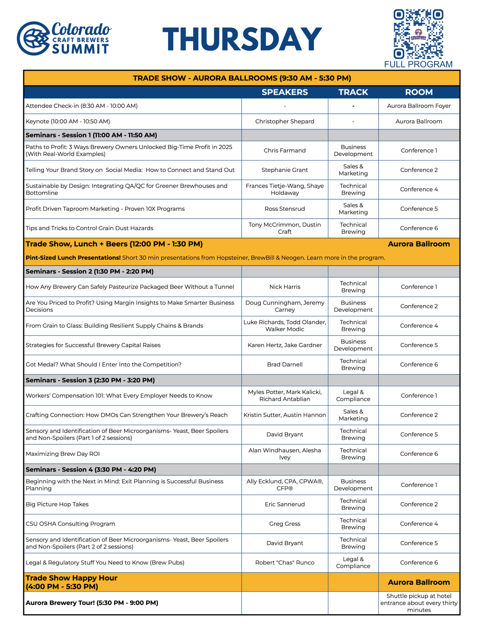 Download the Summit 2 page schedule